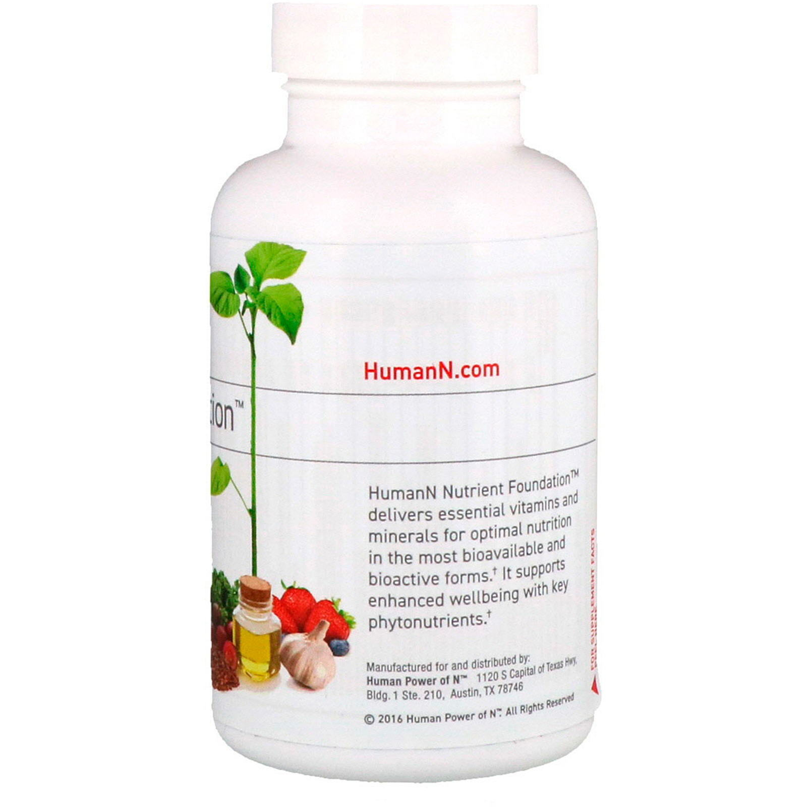 HumanN, Nutrient Foundation, Plus Essential Vitamins & Minerals, 90 Tablets - Imagem 2