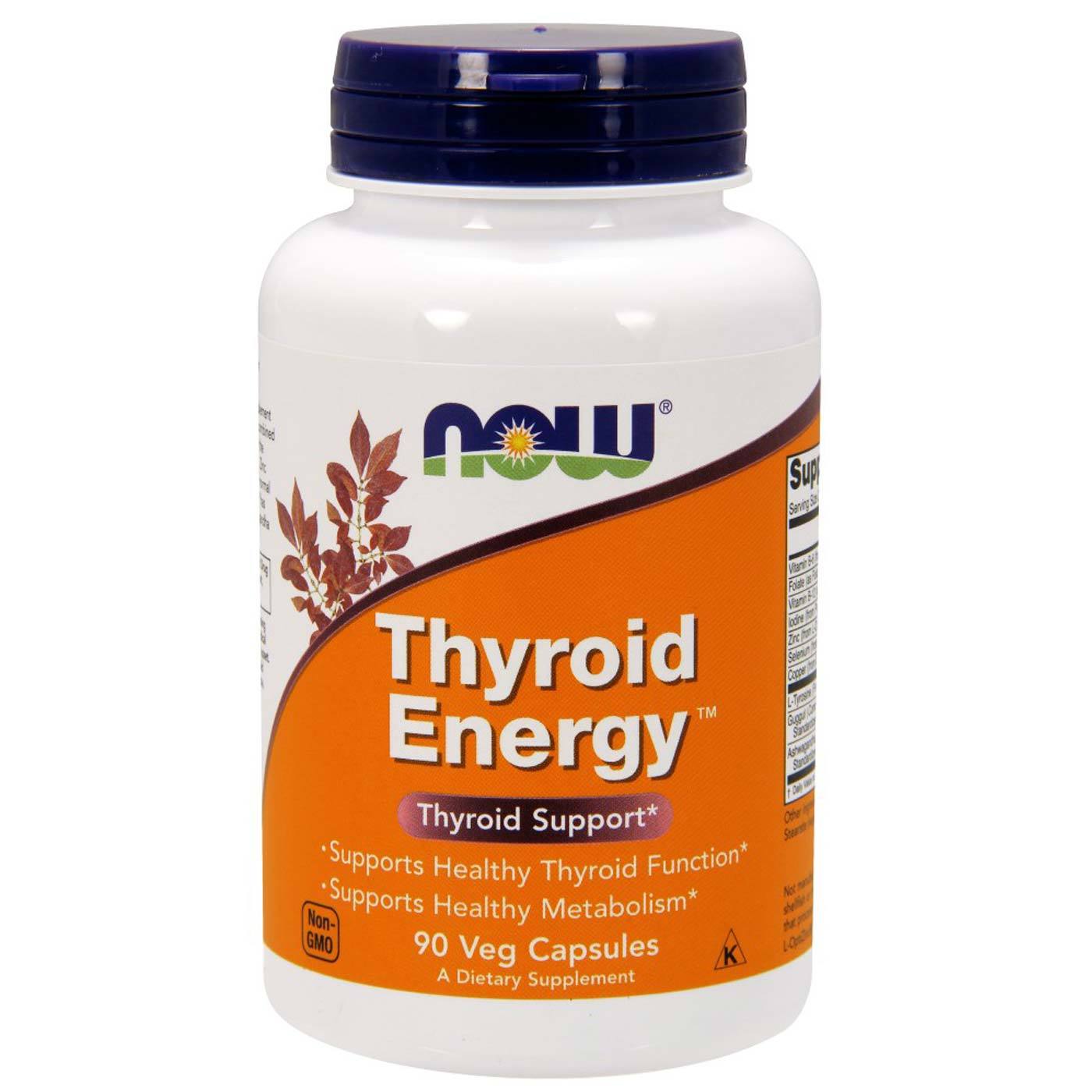 Tireóide Energia Now Foods 90 Cápsulas Vegetarianas