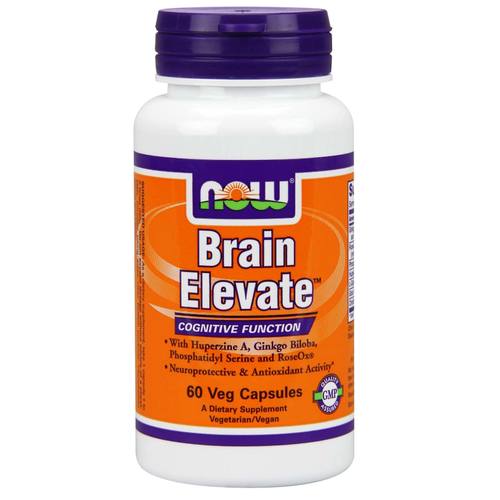 Now Foods, Brain Elevate - 60 Cápsulas Vegetarianas