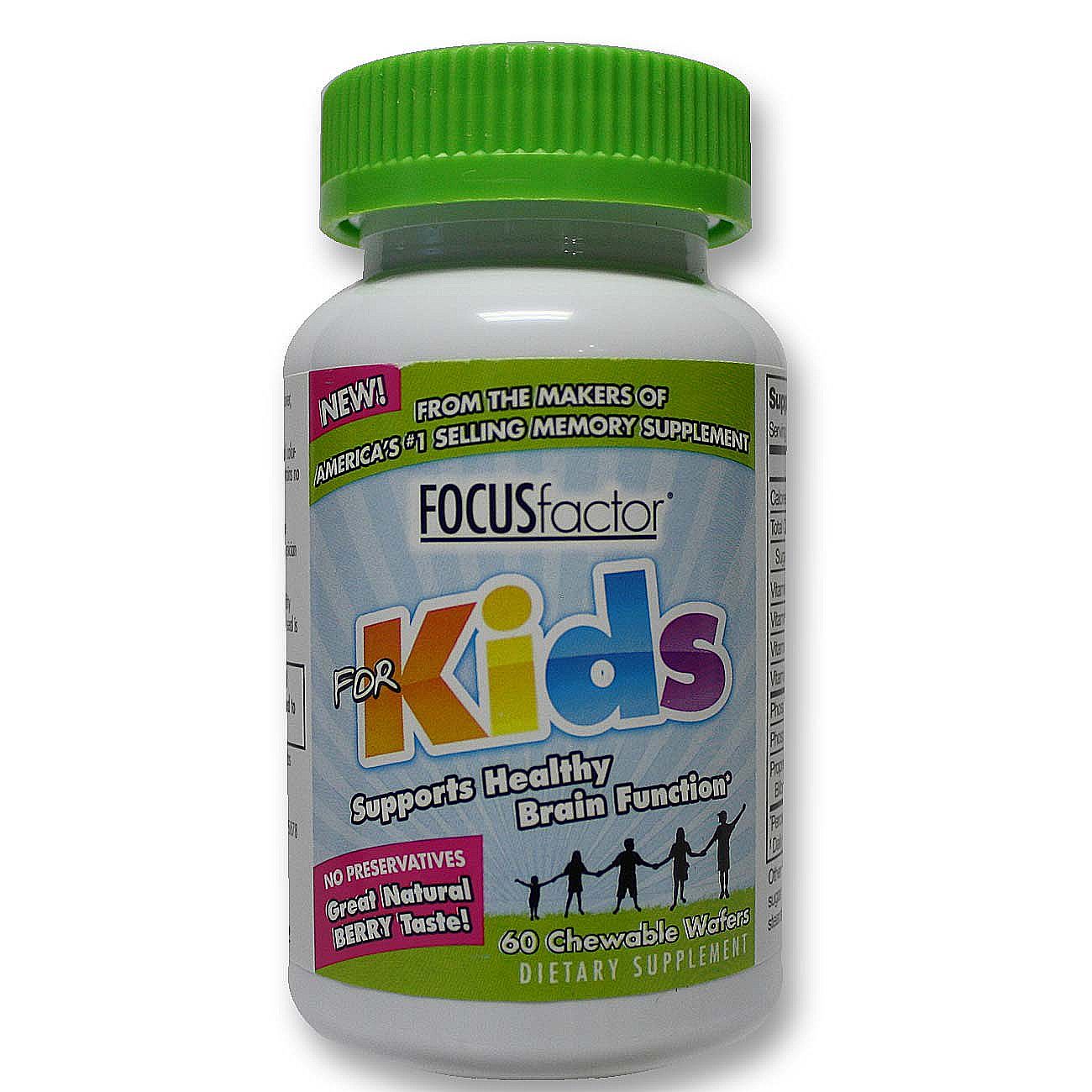 Factor Nutrition Labs, FOCUSFactor Infantil - 60 Comprimidos Mastigáveis