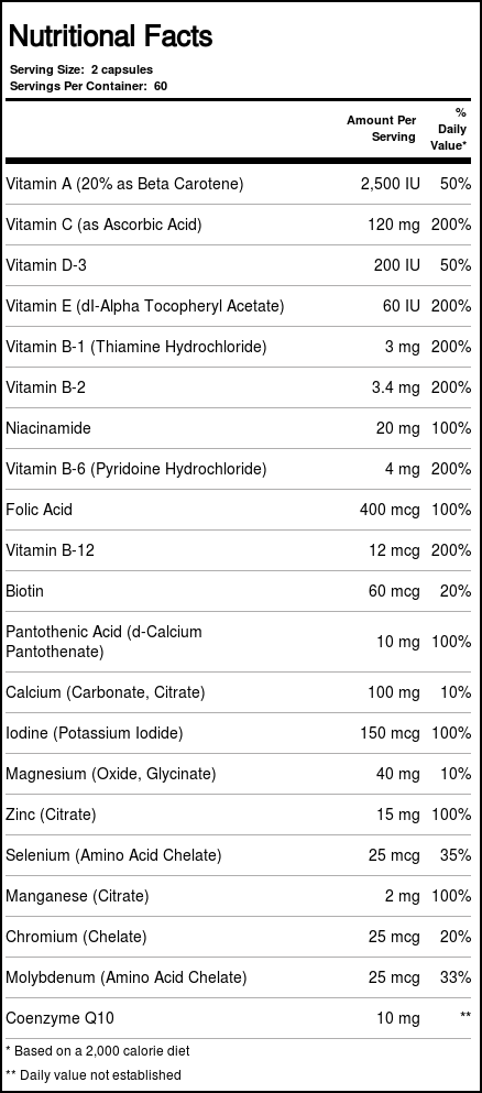 Kirkman Labs Multivitamínico para Crianças and Mineral, Hipoalergênico - 120 Cápsulas Vegetarianas - Imagem 4