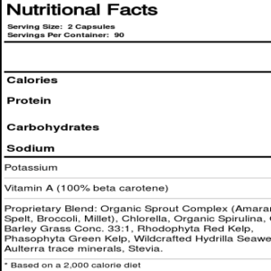 Harmonic Innerprizes LifeSource SuperSprouts 180 Cápsulas Vegetarianas