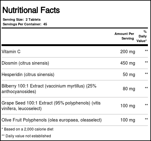 Jarrow Formulas Venosa PF 90 Tabletes - Imagem 2