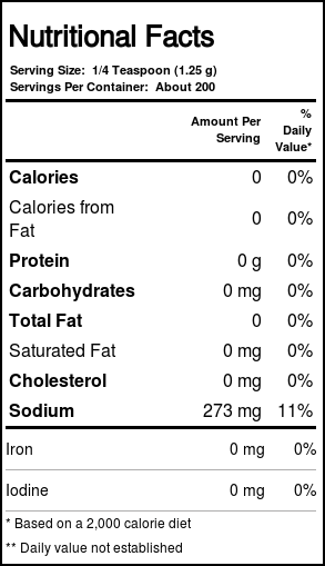 Sal Rosa do Himalaia Baixo teor de sódio FunFresh Foods 260ml - Imagem 3