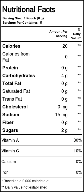 Happy Bebê Happy Times liofilizado cenoura e Apple Bits (6 Pack) 6-5 Caixas Bolsa - Imagem 3