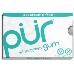 Pur Gum Wintergreen - 9 Unidades