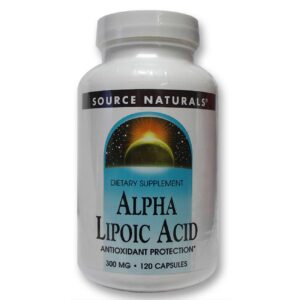 Source Naturals Ácido alfa-lipóico 300 mg 120 Cápsulas