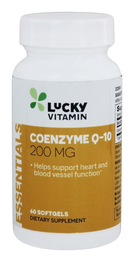 Coenzym Q 10 200 mg .   60 Softgels durch LuckyVitamin
