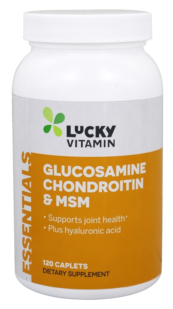 Glucosamin Chondroitin & MSM für die Gelenkgesundheit   120 Caplets durch LuckyVitamin