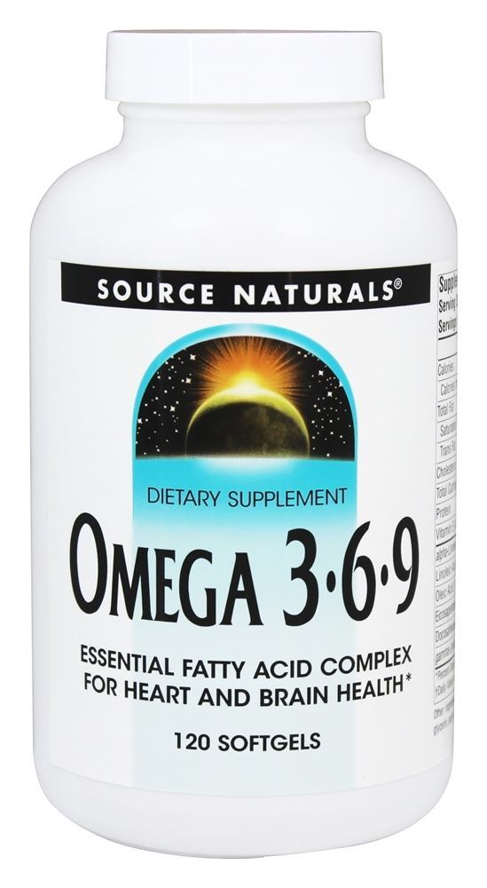 Omega 3   6   9   120 Softgels durch Source Naturals
