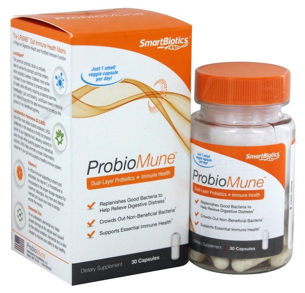 ProbioMune Dual Layer + Immune Health   30 Kapseln durch SmartBiotics