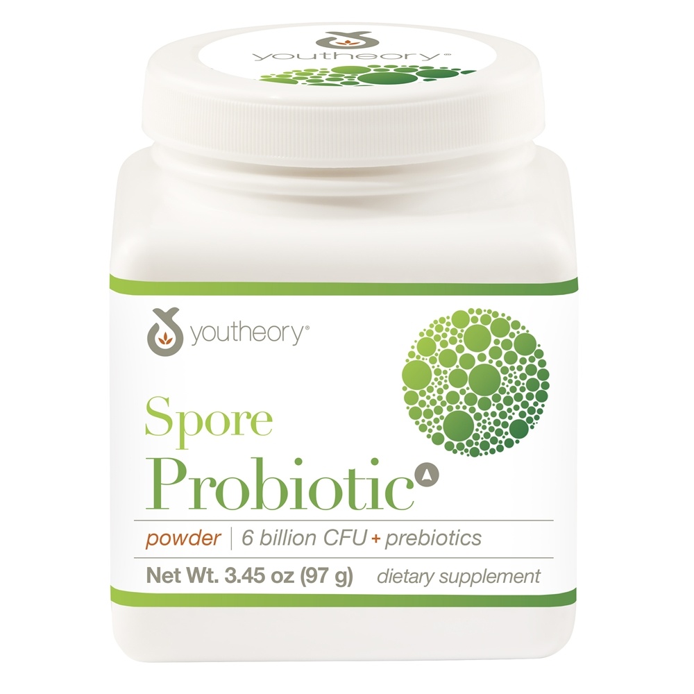 Spore Probiotic Pulver + Präbiotische 6 Milliarde CFU   3,45 oz. durch Youtheory