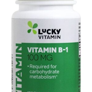 Comprar vitamina b1 100 mg. - 100 comprimidos de luckyvitamin preço no brasil suplementos em promoção suplemento importado loja 47 online promoção - 20 de março de 2024