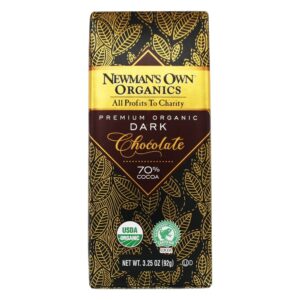 Comprar barra de chocolate escuro orgânica premium 70 % de cacau - 3. 25 oz. De newman's own organics preço no brasil suplementos em promoção suplemento importado loja 89 online promoção - 17 de abril de 2024