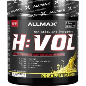 Comprar allmax nutrition hemanovol h:vol™ nitric oxide pineapple mango -- 30 servings preço no brasil suplementos em promoção suplemento importado loja 7 online promoção - 17 de abril de 2024