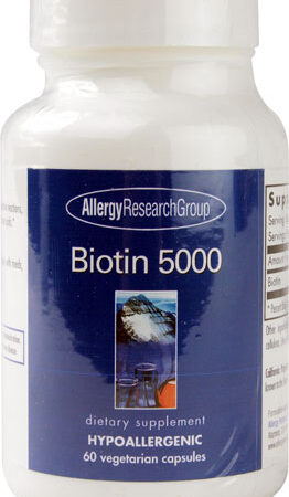 Comprar allergy research group biotin 5000 -- 60 vegetarian capsules preço no brasil biotina suplemento importado loja 13 online promoção - 23 de setembro de 2022