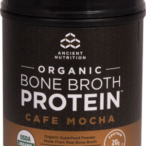 Ancient Nutrition Organic Bone Broth Protein Cafe Mocha -- 17 Servings