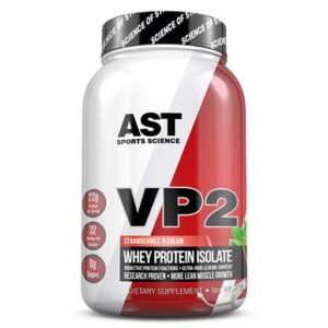 VP2 Whey Protein Isolate By AST Sports Science, Strawberries and Cream, 2lb