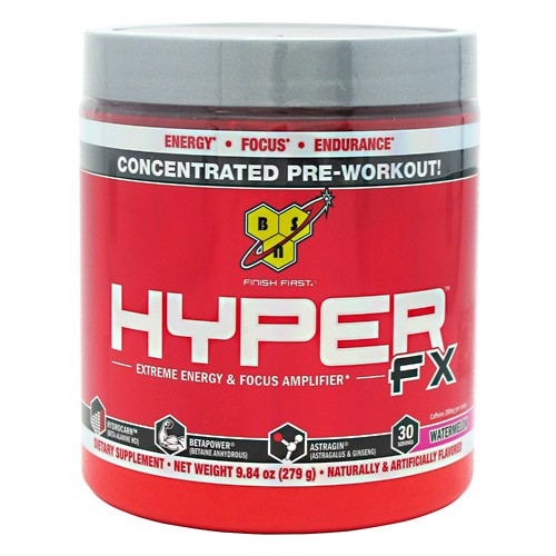 Hyper Fx Pre-Workout By BSN, Watermelon 30 Servings