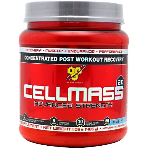 Cellmass 2.0 By BSN, Blue Razz 50 Servings