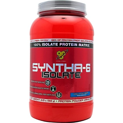 Syntha-6 Isolate Protein By BSN, Vanilla Ice Cream 2lb