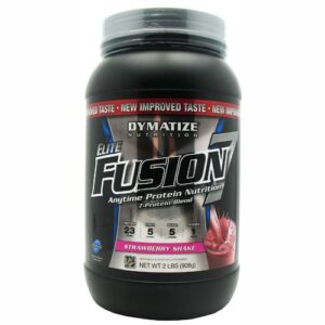 Elite Fusion-7 By Dymatize Nutrition, Strawberry Shake, 2lb