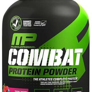 Combat Protein By Muscle Pharm, Triple Berry 4lb