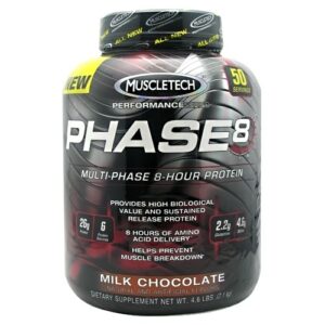Phase 8 By MuscleTech, Protein, Milk Chocolate 4lb