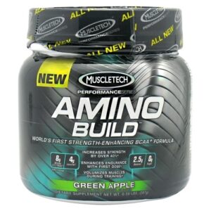Amino Build By MuscleTech, Green Apple 30 Servings
