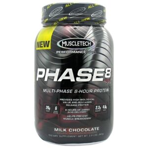 Phase 8 By MuscleTech, Protein, Milk Chocolate 2lb