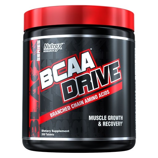 BCAA Drive Black By Nutrex, 200 Tabs