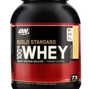 Gold Standard Whey Protein By Optimum Nutrition, French Vanilla 5lb