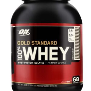Gold Standard Whey Protein By Optimum Nutrition, Cookies & Cream 5lb
