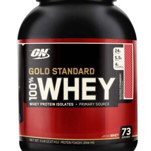 Gold Standard Whey Protein By Optimum Nutrition, Strawberry 5lb