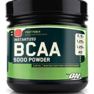 Instantized BCAA By Optimum Nutrition, 5000 mg Fruit Punch 40 Servings