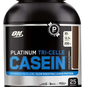 Platinum Tri-Celle Casein By Optimum Nutrition, Chocolate Decadence 25 Servings
