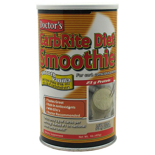 Doctor's CarbRite Smoothie By Universal Nutrition, Smooth Vanilla 1lb