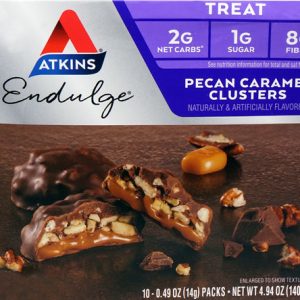 Comprar atkins endulge treat pecan caramel clusters -- 10 packs preço no brasil melatonina suplementos em promoção suplemento importado loja 81 online promoção - 25 de março de 2023