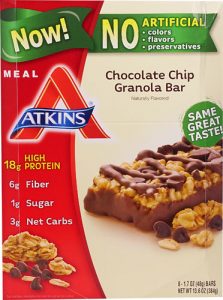 Comprar atkins meal bar chocolate chip granola -- 8 bars preço no brasil suplementos em promoção suplemento importado loja 3 online promoção - 25 de março de 2023