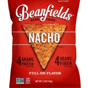 Beanfields Bean Chips Gluten Free Nacho -- 1.5 oz