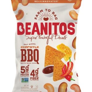 Beanitos White Bean Chips Chipotle BBQ -- 4.5 oz