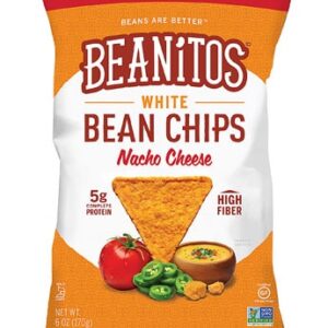 Beanitos White Bean Chips Nacho Cheese -- 4.5 oz