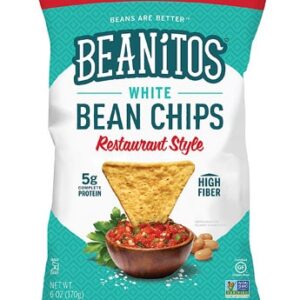 Beanitos White Bean Chips Sea Salt -- 6 oz