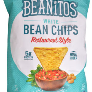 Beanitos White Bean Tortilla Chips Gluten Free -- Restaurant Style -- 10 oz