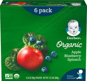 Comprar gerber 2nd foods® organic baby food apples blueberries & spinach -- 6 pouches preço no brasil suplementos em promoção suplemento importado loja 3 online promoção - 28 de janeiro de 2023