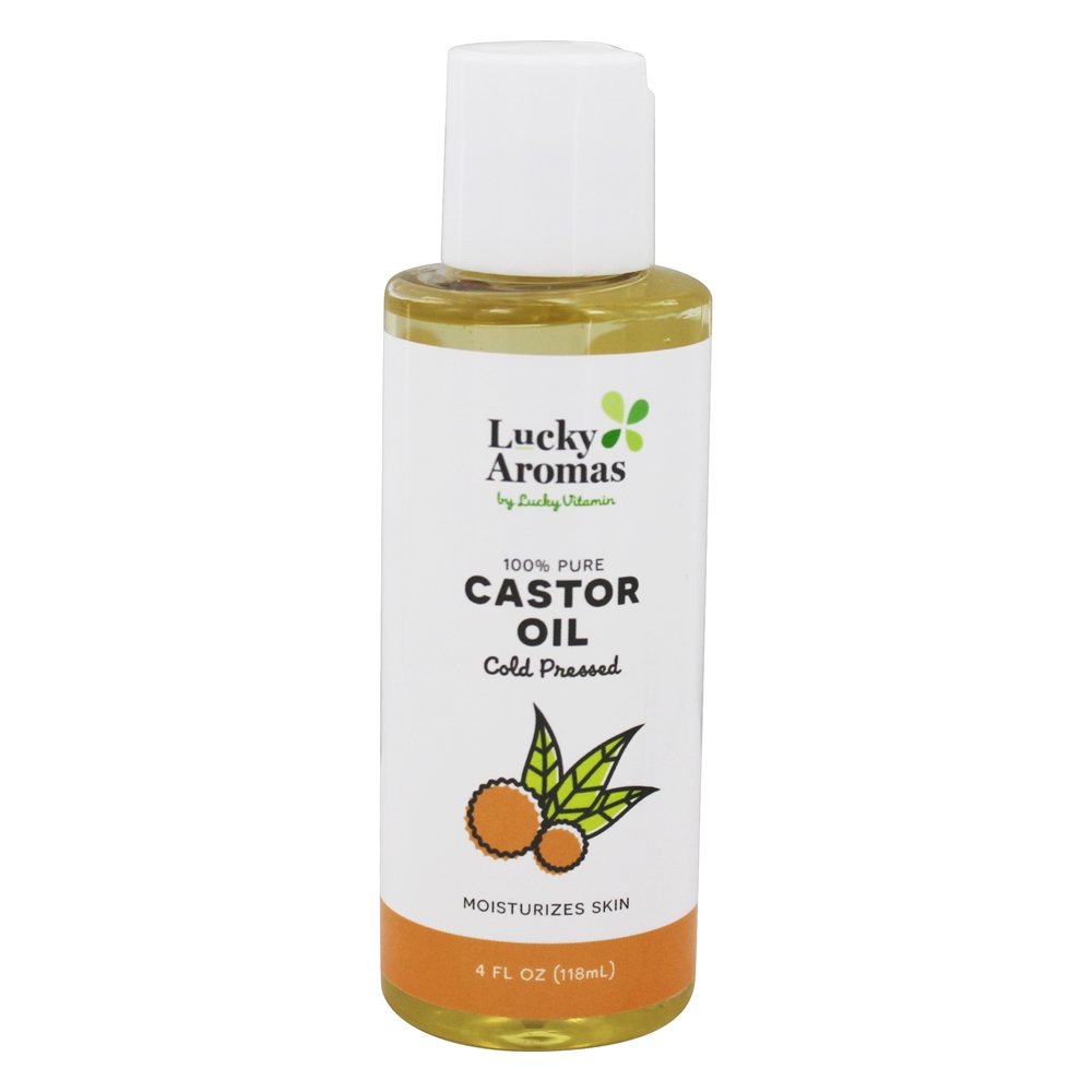 100% Pure Cold Pressed Castor Oil   4 fl. oz. by LuckyAromas