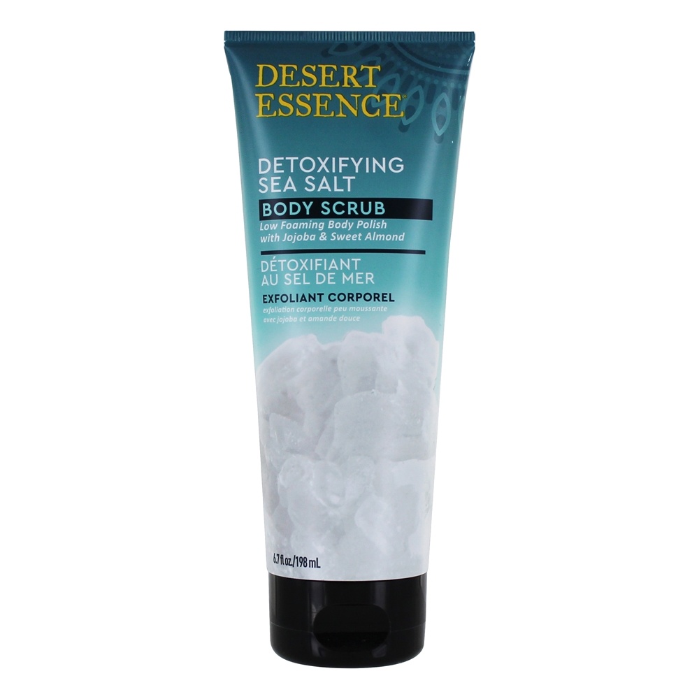 Body Scrub Detoxifying Sea Salt   6.7 fl. oz. by Desert Essence