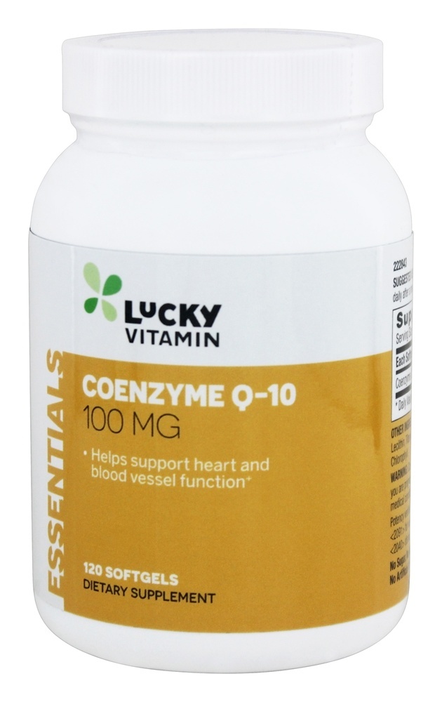 Coenzyme Q 10 100 mg.   120 Softgels by LuckyVitamin