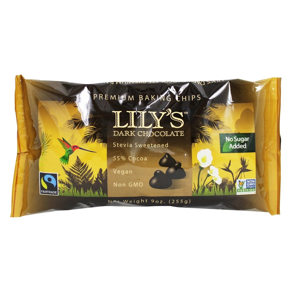 Dark Chocolate Premium Baking Chips 55% Cocoa   9 oz. by Lily