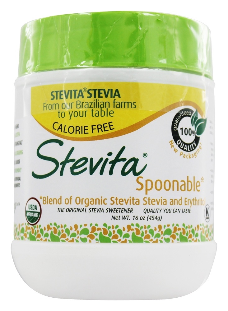 Spoonable Organic Stevia Sweetener Powder   16 oz. by Stevita